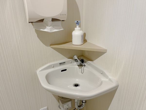 清潔な洗面台