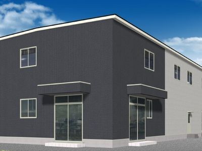 シックな外観の建物