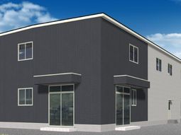 現代的な建物の外観