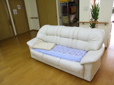 快適な居室のソファ