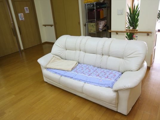 快適な居室のソファ