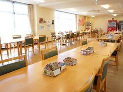 明るいダイニングエリア