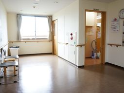 明るい廊下の様子