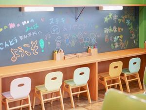 お絵描きできる食堂  