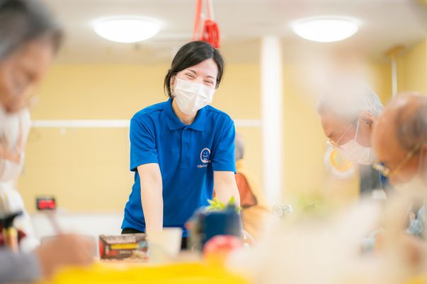 明るい作業スペース