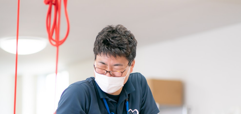 広々とした訓練室