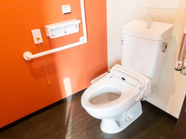 清潔感のあるトイレ空間