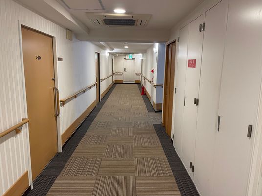 清潔感のある廊下