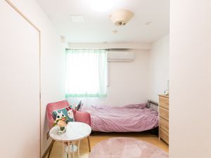 清潔な個室の一角