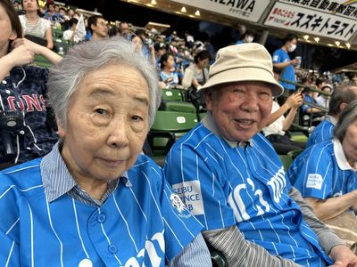 イベント参加のご高齢者