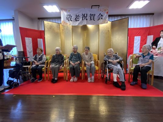 祝賀会の風景