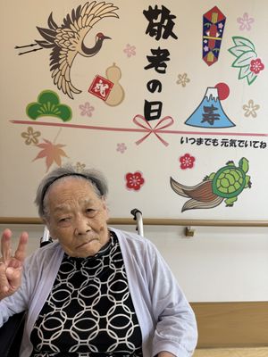 バランストレーニング中の利用者