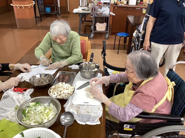 すいとん作り
