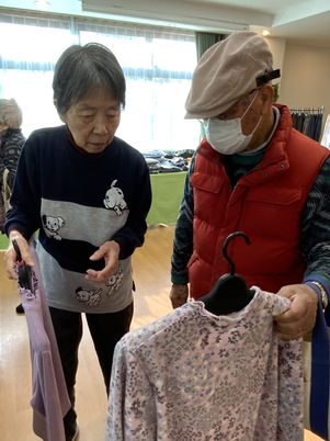 ケアの現場での作業