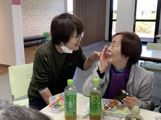 笑顔の交流がある場所