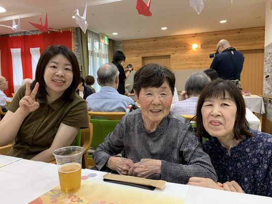 明るい交流スペース