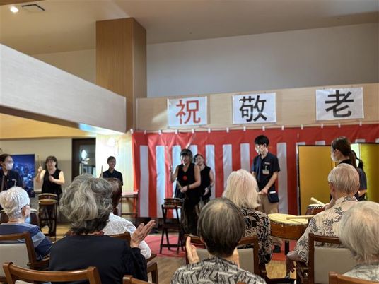 太鼓演奏の様子