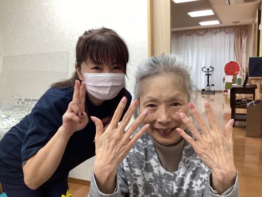 和やかな利用者の支援