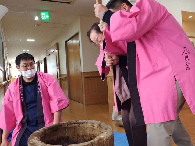 餅つき