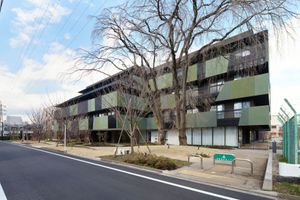 緑豊かな外観