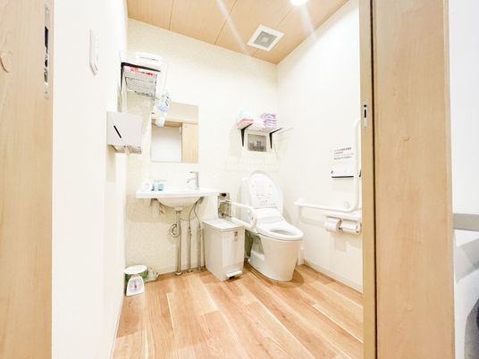 清潔感のあるトイレ空間