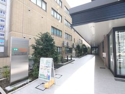 清潔感のあるエントランス