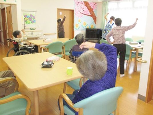 利用者が憩う共有スペース