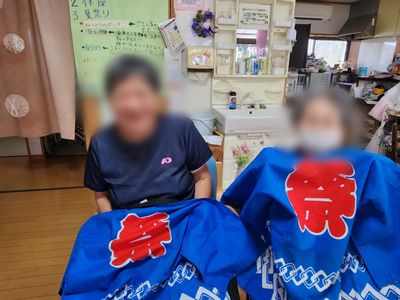 お祭りの日の様子
