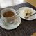 コーヒーカップとケーキ