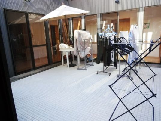 屋外スペースの様子