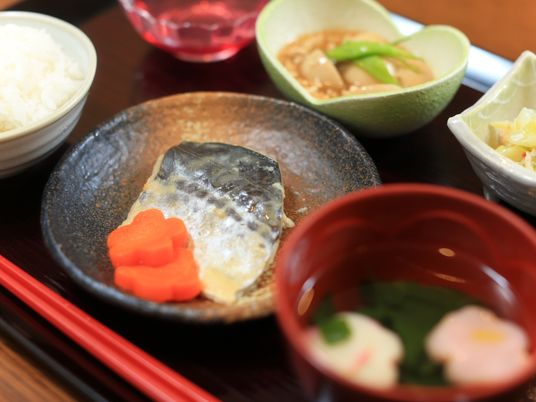和風の健康的な食事 