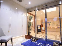 清潔感のあるエントランス