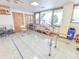 明るい機能訓練室