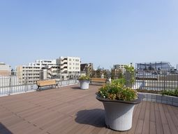 広々とした快適なテラス