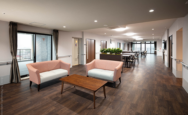 ゆったりした居室