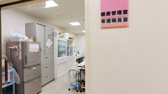 看護師控え室の内部