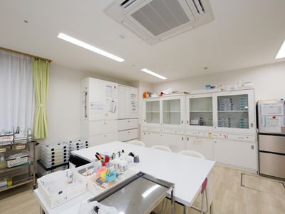 清潔な機能訓練室