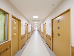 清潔感のある明るい廊下