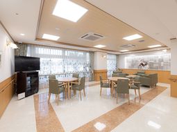 明るい共有スペース