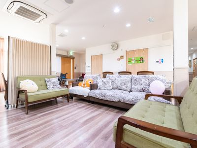 共用リビングの快適空間