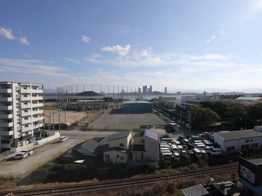 都市景観を望む居室からの眺望