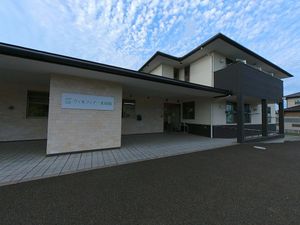 ゆったりとしたエントランス