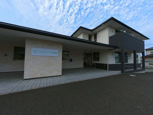 ゆったりとしたエントランス