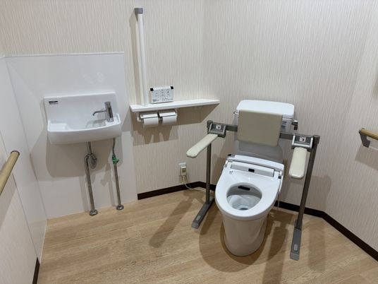 手すり付きトイレ
