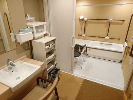 設備整った介護浴室