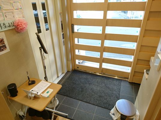 受付エリアの様子