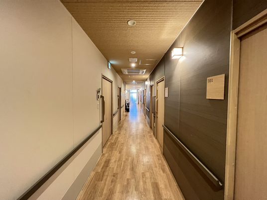 清潔感のある廊下