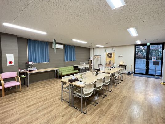 清潔で明るい共有エリア
