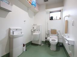 清潔なトイレ設備