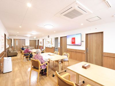 共用スペースでのふれあい